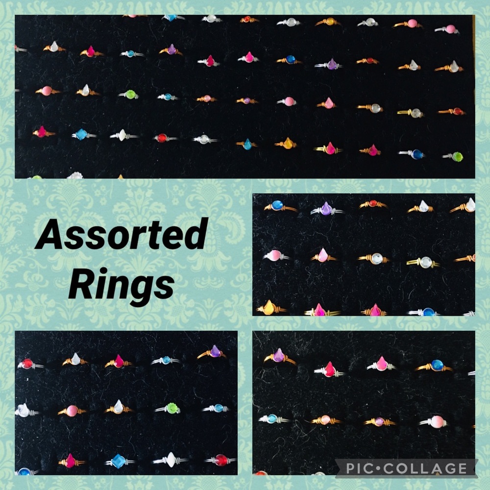 Ring ๐ Bundle 10 pcs Random - Picture 2 of 11